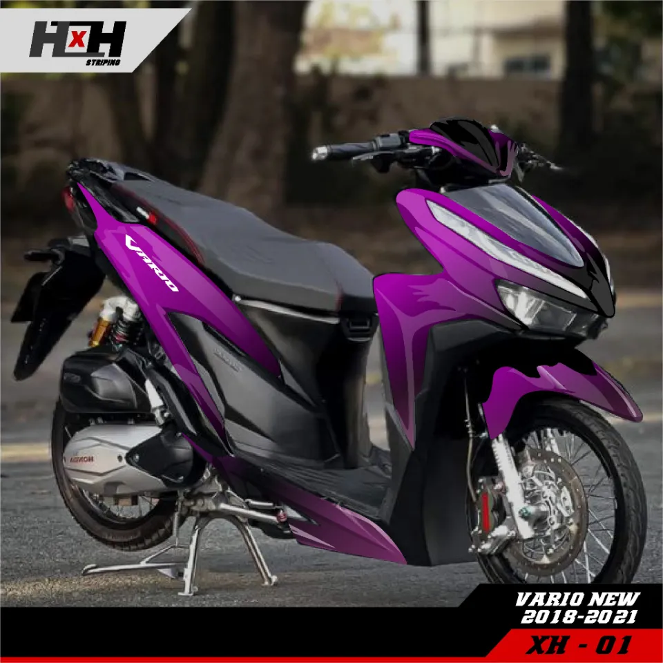 Decal Sticker Honda Click 1251 150 Led New Full body 2018-2021 XH-01 Honda  Motor Accessories
