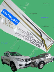 Bộ Tem dán xe bán tải navara teem dán cánh cửa xe ô tô  VGS turbo calibre 25 DDT decal xe con