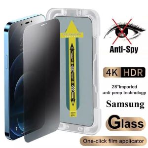 Pelindung Layar Tempered Glass Super Fit Superfit Film Anti Spy Automatic Glossy Kompatibel Untuk Samsung Galaxy A02s A03s A12 A22 A32 A52 A52s A72 M12 M22 M32 M52 M62 A21 A21s A31 A51 A71 M31 M51 Note 10 Lite 20 S10 Lite S20 S21 S23 Fe S24 Fe 4G 5G