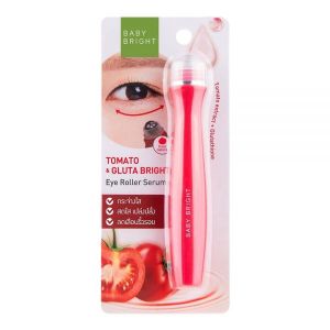 [SG SELLER]BABY BRIGHT Tomato & Gluta Bright 5Hya & Peptide Firming Aloe Vera & Fresh Collagen Eye Roller Serum 15ML