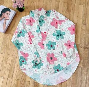 SETELAN ROK BUNGA CRINKLE MIX RAYON PREMIUM one set wanita terbaru dewasa crinkle mix rayon