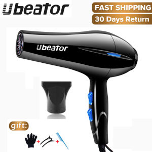 Ubeator Hot and cold Hair Dryer Low blower Hairdryer Hair Dryer Fan 220-240V Professional Strong Power for Household family children school Hairdressing Barber Salon Tools