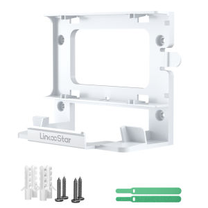 FONKEN Starlink Router Mount Brackets ABS Starlink Mounting Kit Accessories Wall Mount Desk Mount for Starlink Gen 3