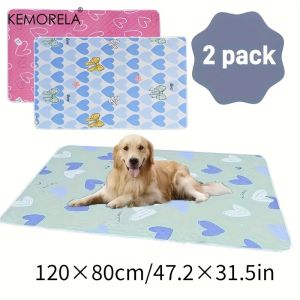 2PCS Washable Dog Urine Pads Reusable Dog Training Pad - Ultra-Absorbent Non-Slip Pet Pee Mat for Dogs Cats and Small Animals2026