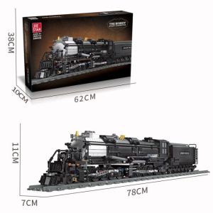 Train Toys Train Railway Series Building Blocks Railway Classic Steam Locomotive Model Childrens Diy City Building Block Toys New Year Gifts
