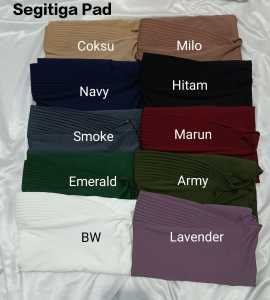 Hijab Segitiga Instan Pet Jersey Premium Anti Tembem