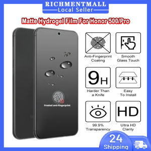 【🔥SG STOCK🔥】RICHMENTMALL Clear/Privacy/Matte Hydrogel Film Screen Protector For Honor 500 Pro 5G Anti Spy Hydrogel Film Soft Tpu Film Honor 500 Pro Glass Camera Len Screen Protector