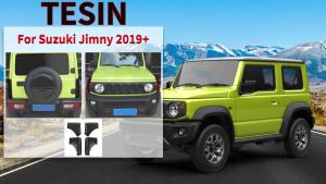 HH8 TESIN Car Fender Wrap Corners Decoration Guard Cover for Suzuki Jimny JB74 2019 2020 2021 2022 2023 2024 Up Exterior Accessories N4Y7P
