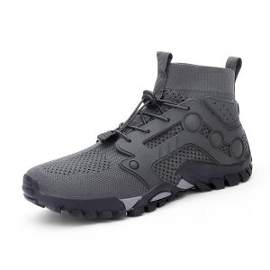 48 Large-size outdoor hiking shoes for men featuring non-slip soles suitable for hiking work sports swimming wading and trail running