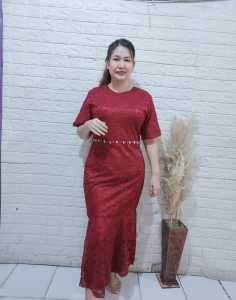 DRES ERLIN DRES MODEL TERBARU DRES PESTA DRES NATAL LAGI PROMO TERSEDIA UKURAN M L DAN XL.