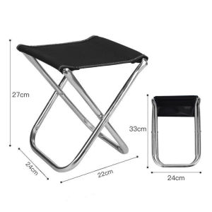 Outdoor Portable Folding Chair Backpack Folding Stool Pocket Chair For Camping Fishing Travel Kerusi Lipat Bangku Kecil