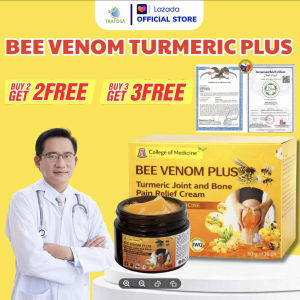 BUY 1 GET 1 - Official Bee Venom Plus Turmeric Cream 50G Genuine Herbal Joint & Muscle Massage Cream