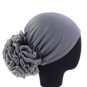Inner Sanggul Lace Rosette Premium Cotton Headscarf/Soft Milk Silk Turban Cap For Women/Muslim Hijab Comfortable Lace/Everyday Wear