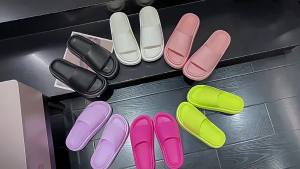 [Free Shipping] EVA 6.5Cm Height-Increasing Thick-Soled High-Heeled Slippers For Women New Summer Lightweight Sandals And Slippers