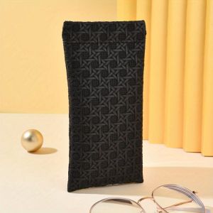 Light Luxury Soft PU Leather Glasses Bag Cases Waterproof Eye Glasses Sunglasses Pouch Storage Bags Eyewear Accessories