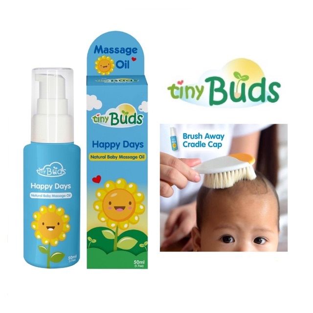 Tiny buds Happy Days Sun Flower Natural Baby Oil Massage Oil (NO BOX
