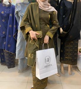 (XS to 2XL) Kebarung Sofiya ISongket I Baju Kurung