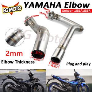 YAMAHA Sniper155/R Stainless Steel Elbow Thickened 2mm