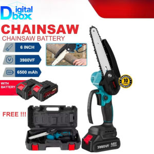 Chainsaw Battery 6 Inch Cordless Chainsaw Mini Chainsaw Pruning Saw Gergaji Elektrik Saw