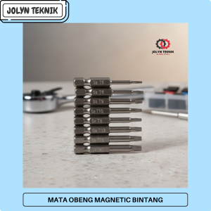 MATA OBENG MAGNETIC 50/100/150 MM ( BINTANG ) TORX SCREWDRIVER HEX T8 T10 T15 T20 T25 T27 T30 T40
