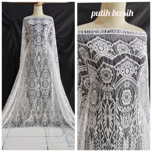 KAIN BROKAT SEMI FRANCIS KATUN FULLDAL BAHAN KEBAYA