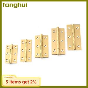 fanghui Pure Brass Miniature Hinges Brass Hinges Copper Mini Hinge