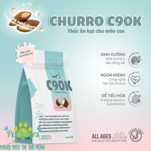 Pet Lovers - Hạt mèo con Churro PetQ C90K 1kg