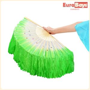 E.B. Dance Hand Fan For Chinese Style Classical Folding Hand Held Fan Silk