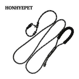 Honhyepet Heavy Duty Dog Training Leash Anti Pull Slip Lead Rope for Large Medium Dogs Obedience Walking HL82022026