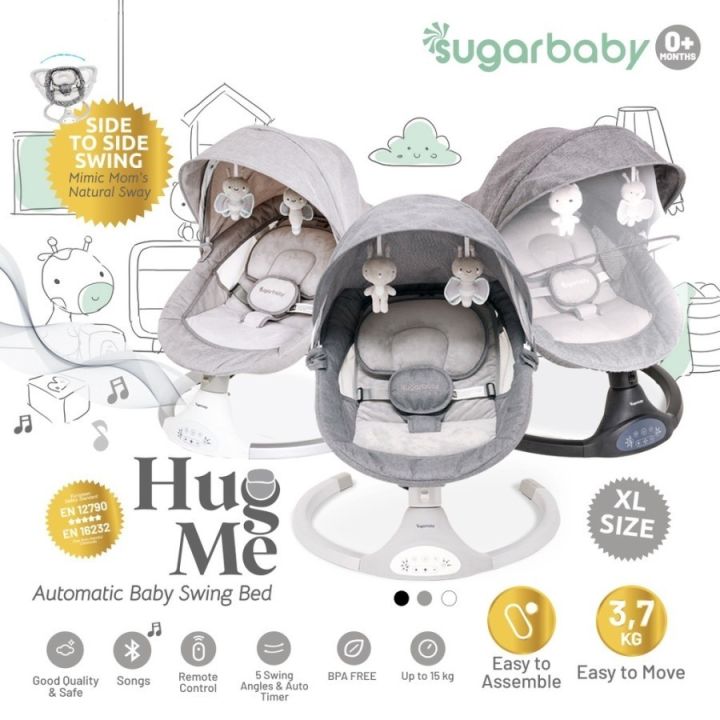 Sugar Baby Hug Me Automatic Baby SWING BED HUG ME Swing Bed K