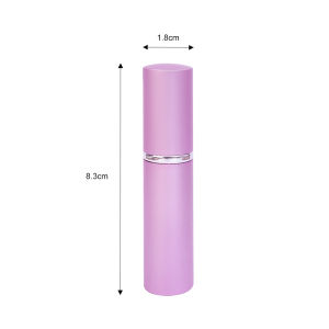 5ml Portable Mini Perfume Refill Bottle Cosmetics Liquid Container Mini Travel Sprayer Empty Pump Candy Color Bottle Accessory