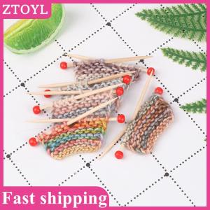 ZTOYL💝 1:12 Dollhouse Miniature Simulation Thick Knitted Sweater DIY Decor Accessories