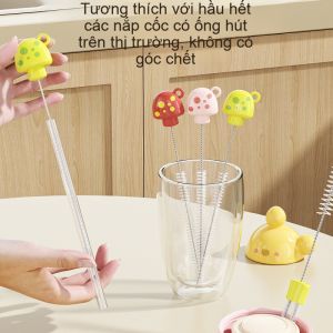 bàn chải khe hở cốc đựng chổi vệ sinh cọ nhỏ giọt nấm nhỏ sử dụng kép ống đa chức năng kéo dài