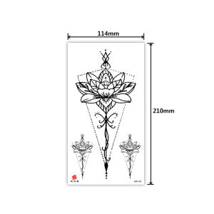 ZEEMIN Manufacturer spot wholesale series forearm flower leg tattoo sticker waterproof half arm tattoo sticker flower waterproof tattoo sticker