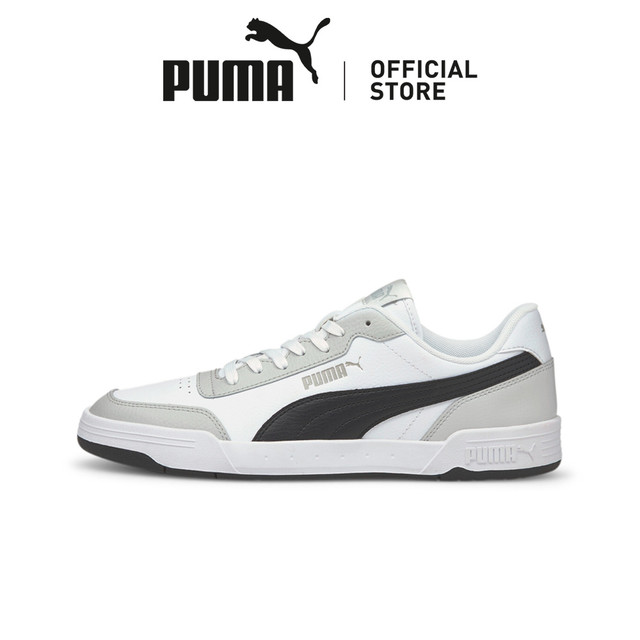PUMA Sepatu Trainer Caracal Puma White-Puma Black-Gray Violet