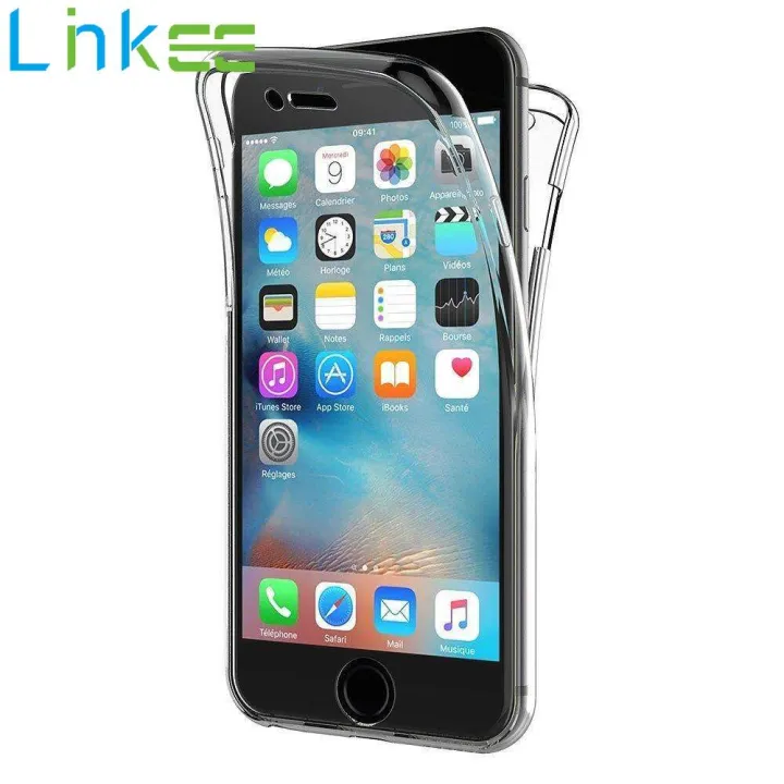 iPhone 6/6s Case, 360 Degree Full Cover Soft Clear Case Shockproof