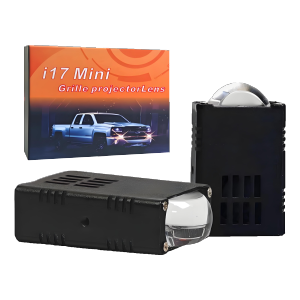 SBAN Sinolyn Mini Driving Lights LED Auxiliary for Motorcycle Headlight Projector Lens Bi LED Matrix Headlamp Dual Colors Combo Beam Waterproof  Ultra-Thin