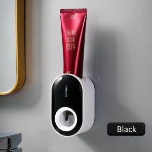 【ShopWithJoy】Bathroom Toothpaste Squeezer Automatic Toothpaste Dispenser Toothpaste Storage Toothpaste Holder 挤牙膏 牙刷架
