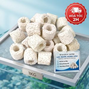 Sứ Lọc Hồ Cá (1KG) Loại Đẹp – Vật Liệu Lọc Nước Siêu Sạch Khử Độc Bổ Sung Vi Lượng Cho Bể Cá