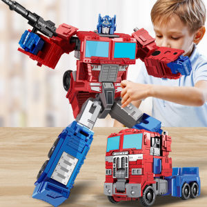 Childrens Deformation Transform Robot Transformers Vehicles Toy Alloy Model Bumblebee DynaSky Fire Truck Ambulance Car Airplane Machine Kid Gift