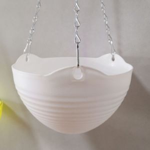 2PCS Self-Watering Hanging Planter Plastic Hanging Basket Flower Pot Garden Flower Plant Container