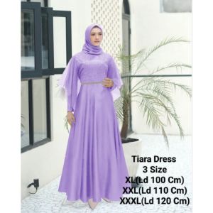 Pakaian Gamis Perempuan Dewasa Terbaru Maxi Tiara Matt Moscrepe Brokat Ukuran Jumbo Model fashion viral kekinian dress Wanita Good Quality Premium