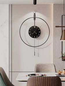 【LDIES】นาฬิกาแขวนลูกตุ้มที่ทันสมัยนาฬิกาสร้างสรรค์นาฬิกาแขวนผนังศิลปะทันสมัยเหมาะสำหรับห้องนั่งเล่นห้องนอน Office