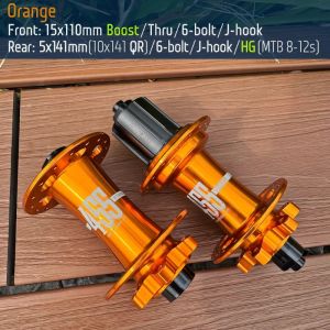 Koozer 455 Phiên Bản Mới Boost/ QR 120 Click Hỗ Trợ HG/XD/MS 8–12s 32 Lỗ Trục thép CR-MO Trước 5x100 / 15x100mm Sau 5x135 / 12x142mm Moay Ơ Phụ Kiện E-Bike xe đạp MTB