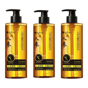 แชมพูทำความสะอาดรากผมโสม ทำความสะอาดรากผม ดูแลหนังศีรษะ ทำความสะอาดเส้นผม นุ่มสลวย เป็นมันเงา人参清洁洗发水