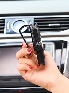 Car Sun Visor Organizer Clip Sunglasses Card Ticket Holder Aksesori Pelindung Matahari Kereta