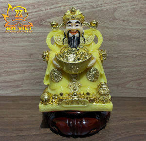 Tượng Thần Tài Phát - Tượng Thần Tiền Phú Quý [Hợp Mệnh THỔ] - Cao 20cm - TT2504