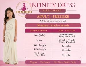 Off White Infinity Dress for Casual Events