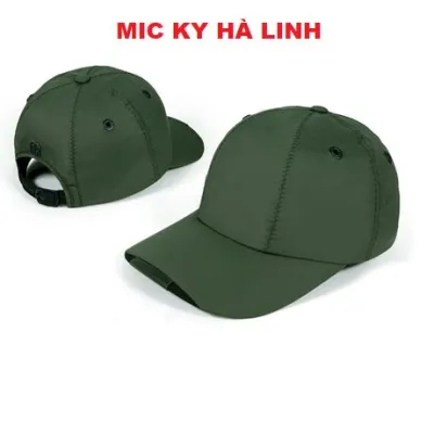 Mũ Lưỡi Trai Nón Kết Sơn Vải Dù Cao cấp Màu Xám Mẫu 96 hàng Chuẩn Tem 7 Màu Thời Trang hot nhất (MC40- Xanh rêu)