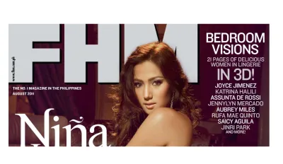 FHM Magazine August 2011 NINA JOSE